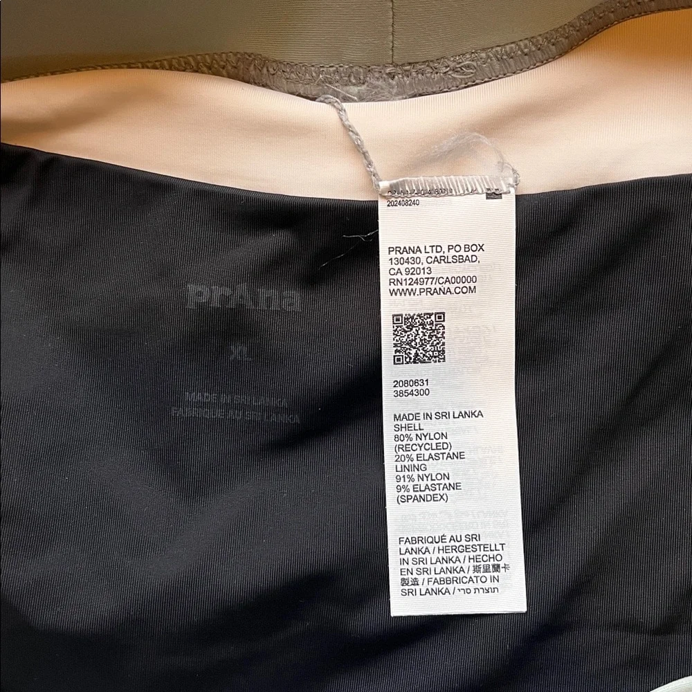 Prana Baja Bound Color Block Bikini Set L/XL New